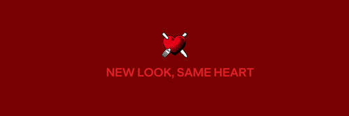 The Dinner Ladies logo with tagline “New Look, Same Heart” announcing website redesign launch.