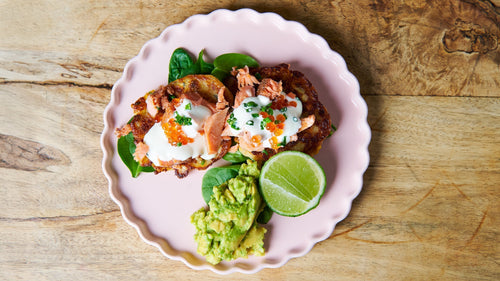 Mother’s Day Brunch with Our Sweet Corn & Haloumi Fritters