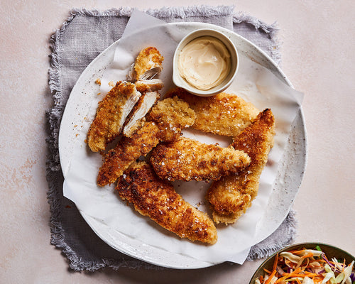 3 WAYS WITH OUR PANKO-CRUSTED FREE-RANGE CHICKEN TENDERLOINS