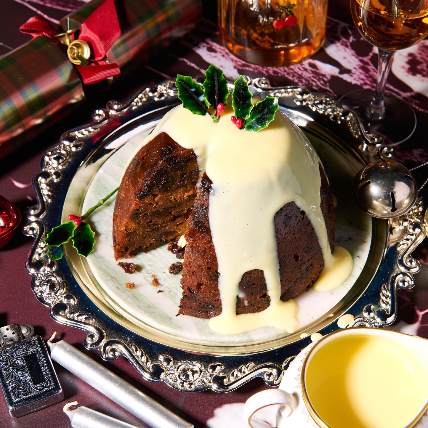 Traditional Christmas pudding