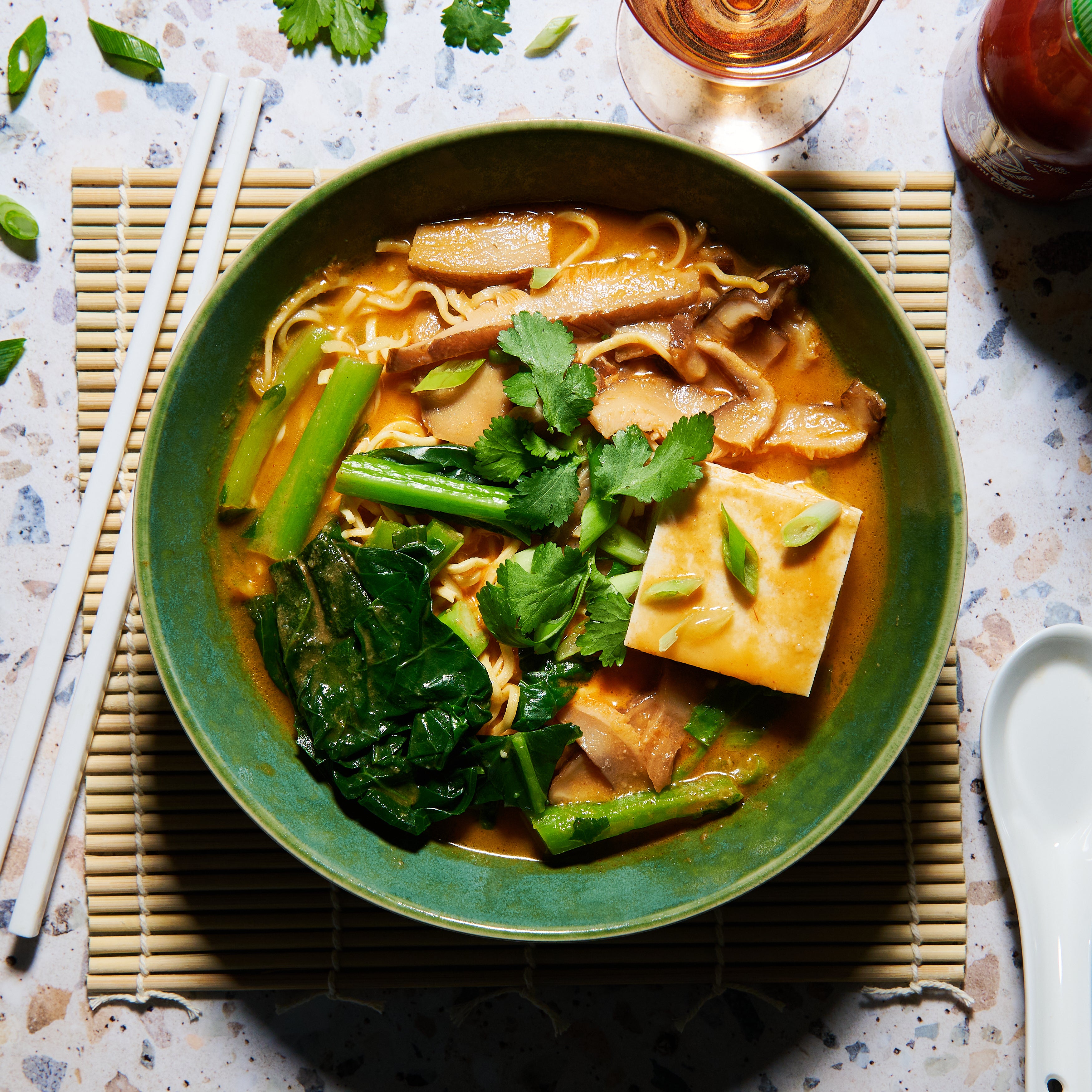 Shiitake Mushroom and Tofu Miso Ramen
