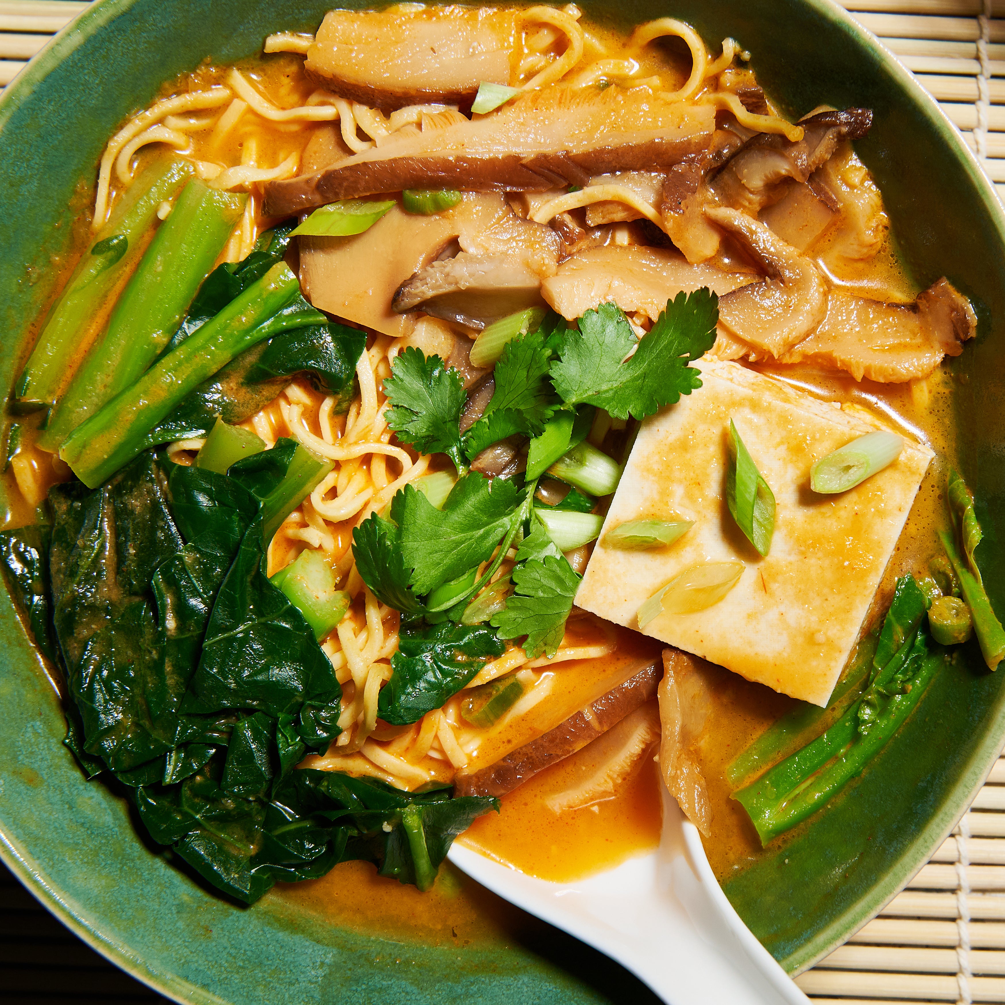 Shiitake Mushroom and Tofu Miso Ramen