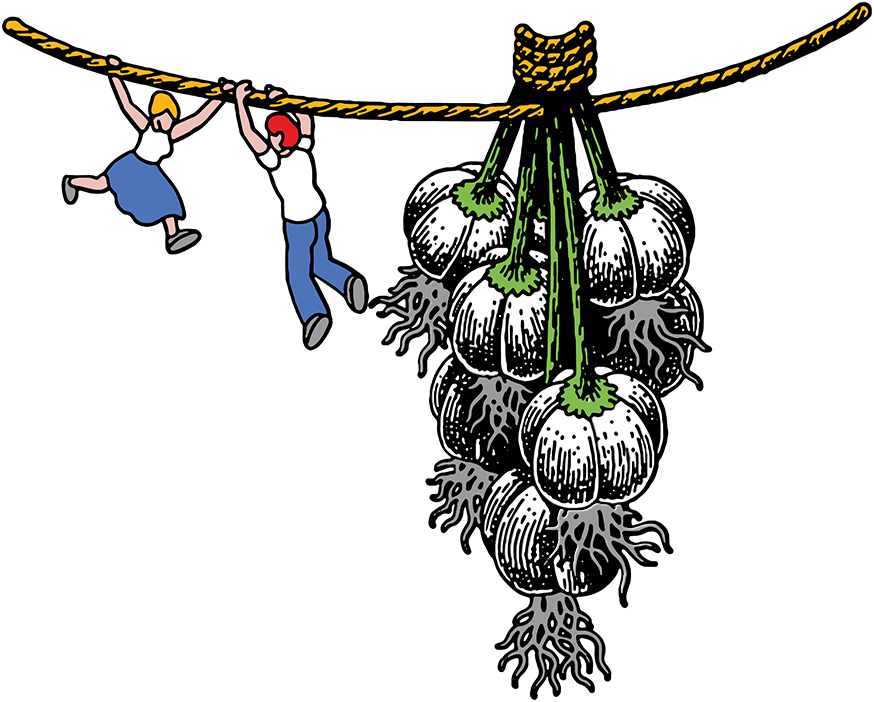 TDL Garlic Rope People