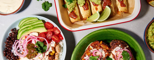 Three Ways with Mexican Shredded Chicken with Coriander, Lime and Sweet Corn