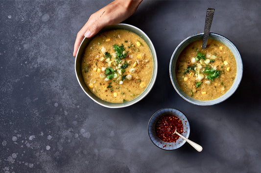 Not your average takeaway chicken & sweet corn soup recipe