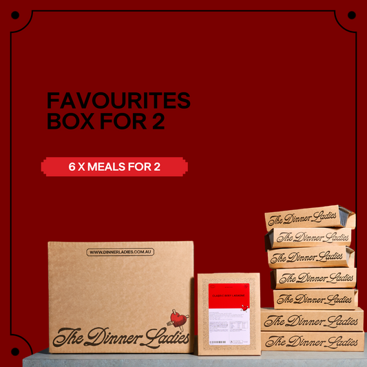The Dinner Ladies favourites box for 2