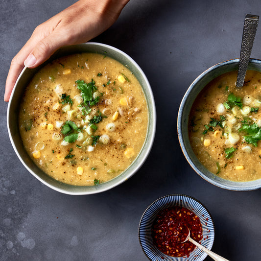 Chicken and sweet corn soup