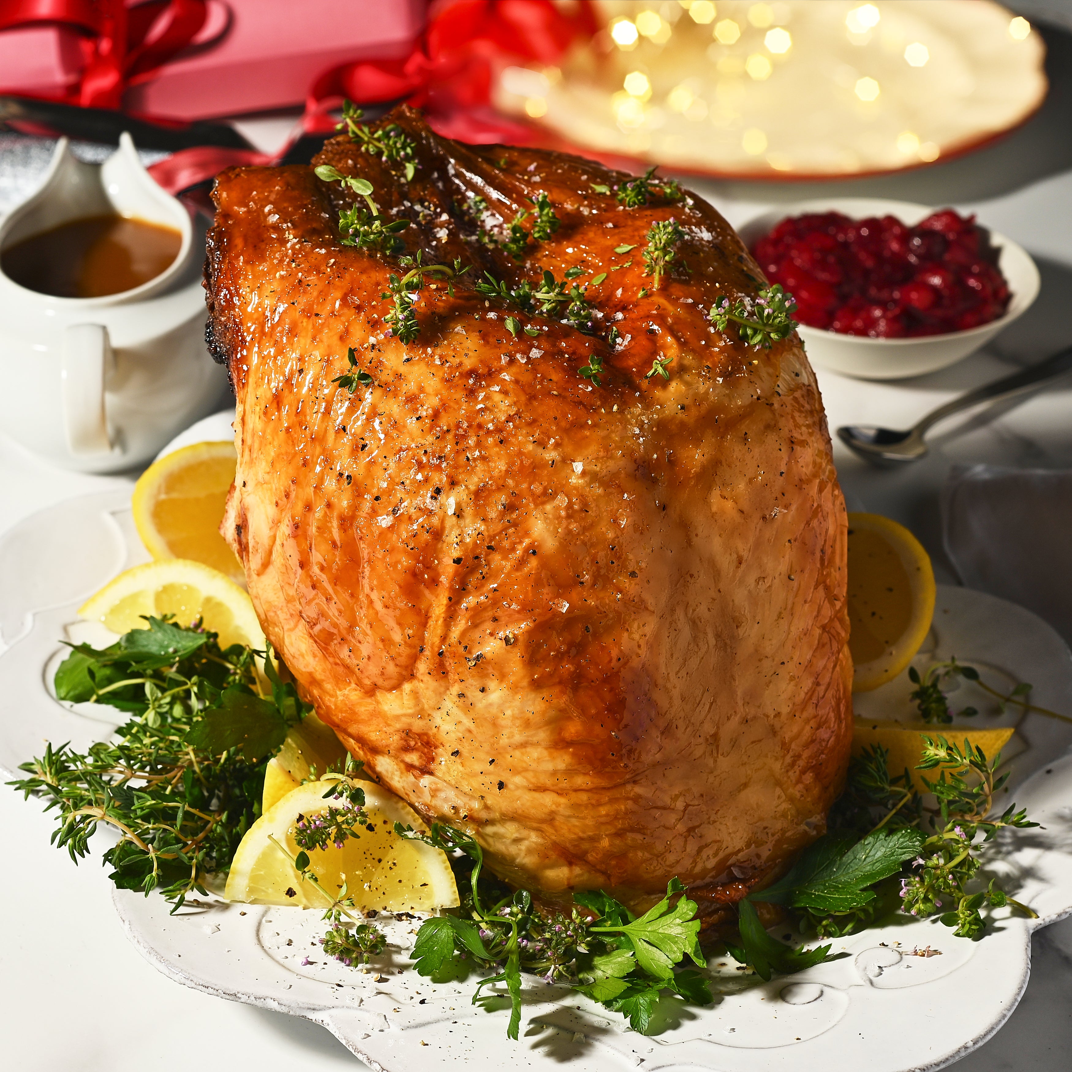 Christmas Citrus brined turkey crown