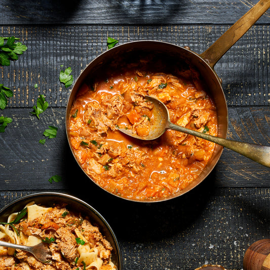 Duck Ragu with pasta
