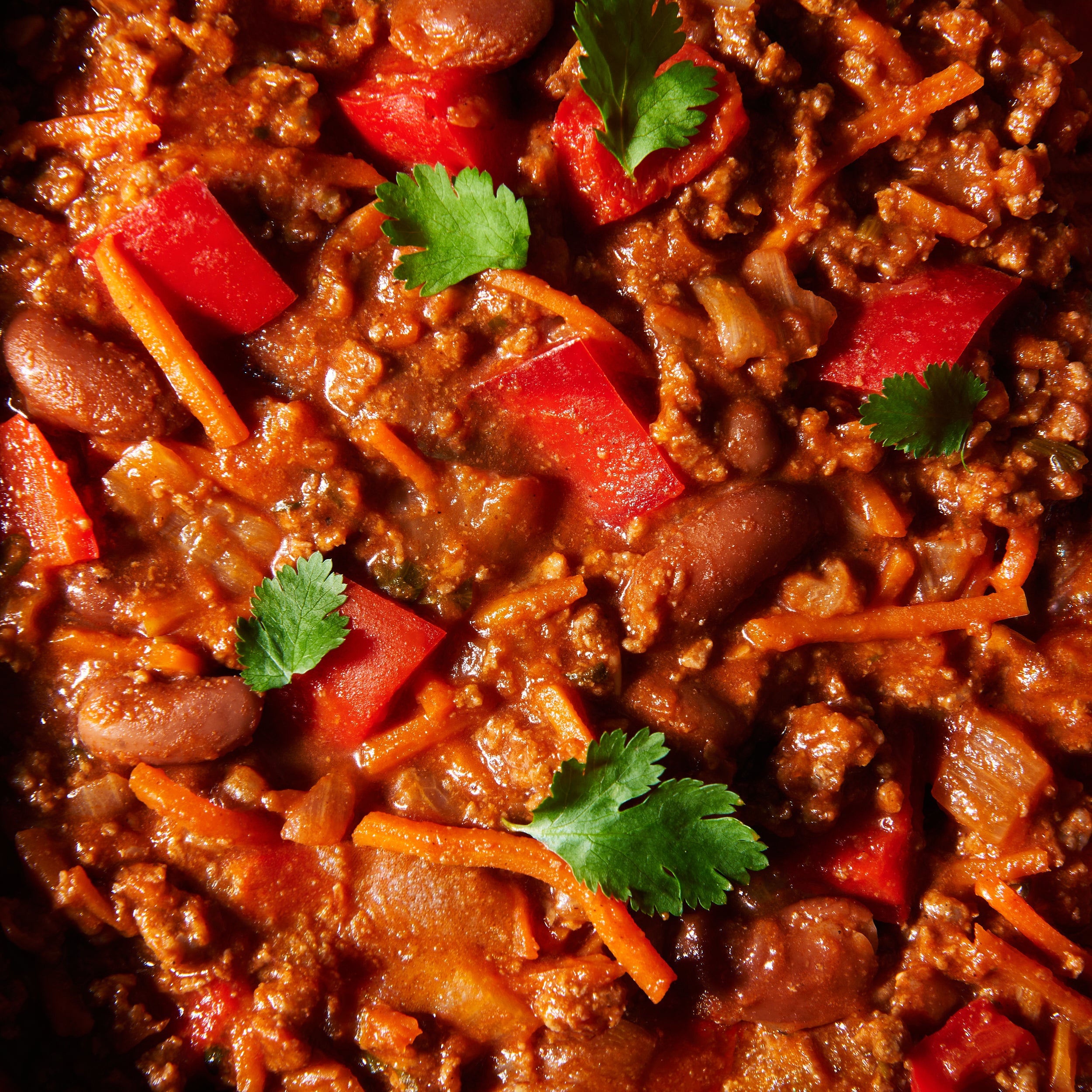 Mexican beef and beans mix
