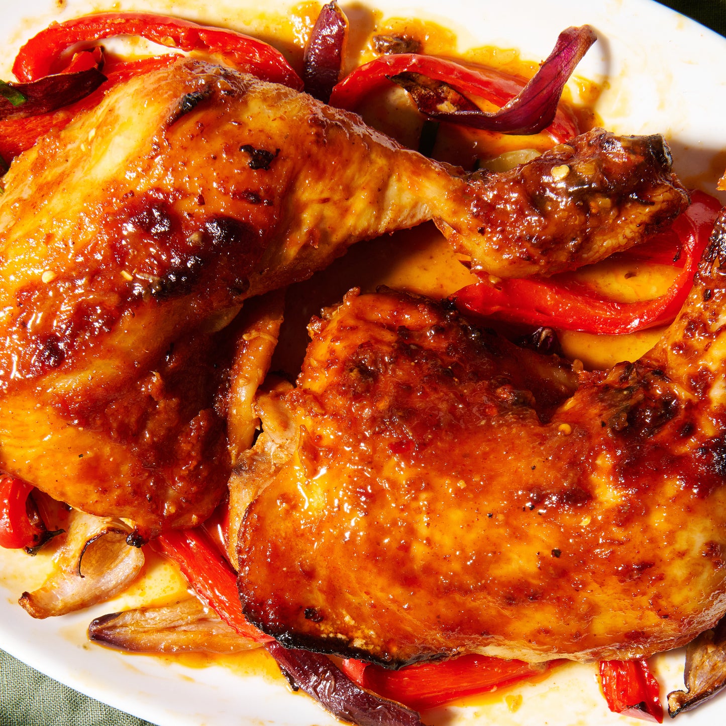 Miso and gochujang chicken 