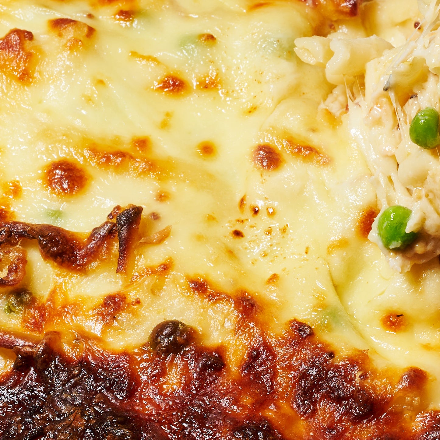 Smoked chicken pasta al forno