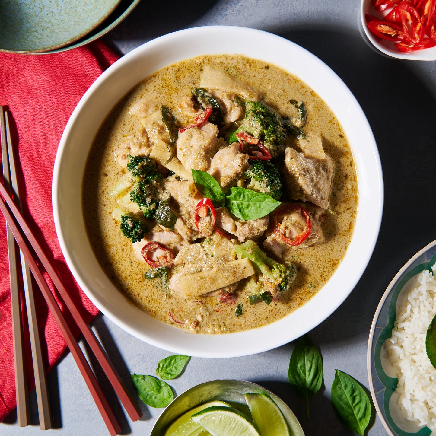 Thai green chicken curry