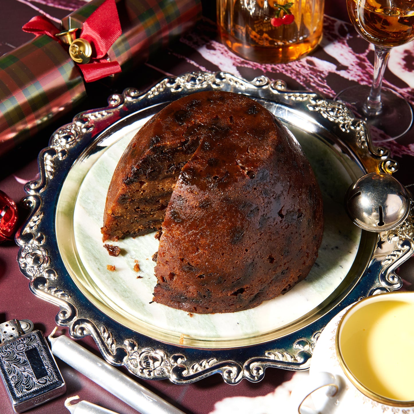Traditional Christmas pudding