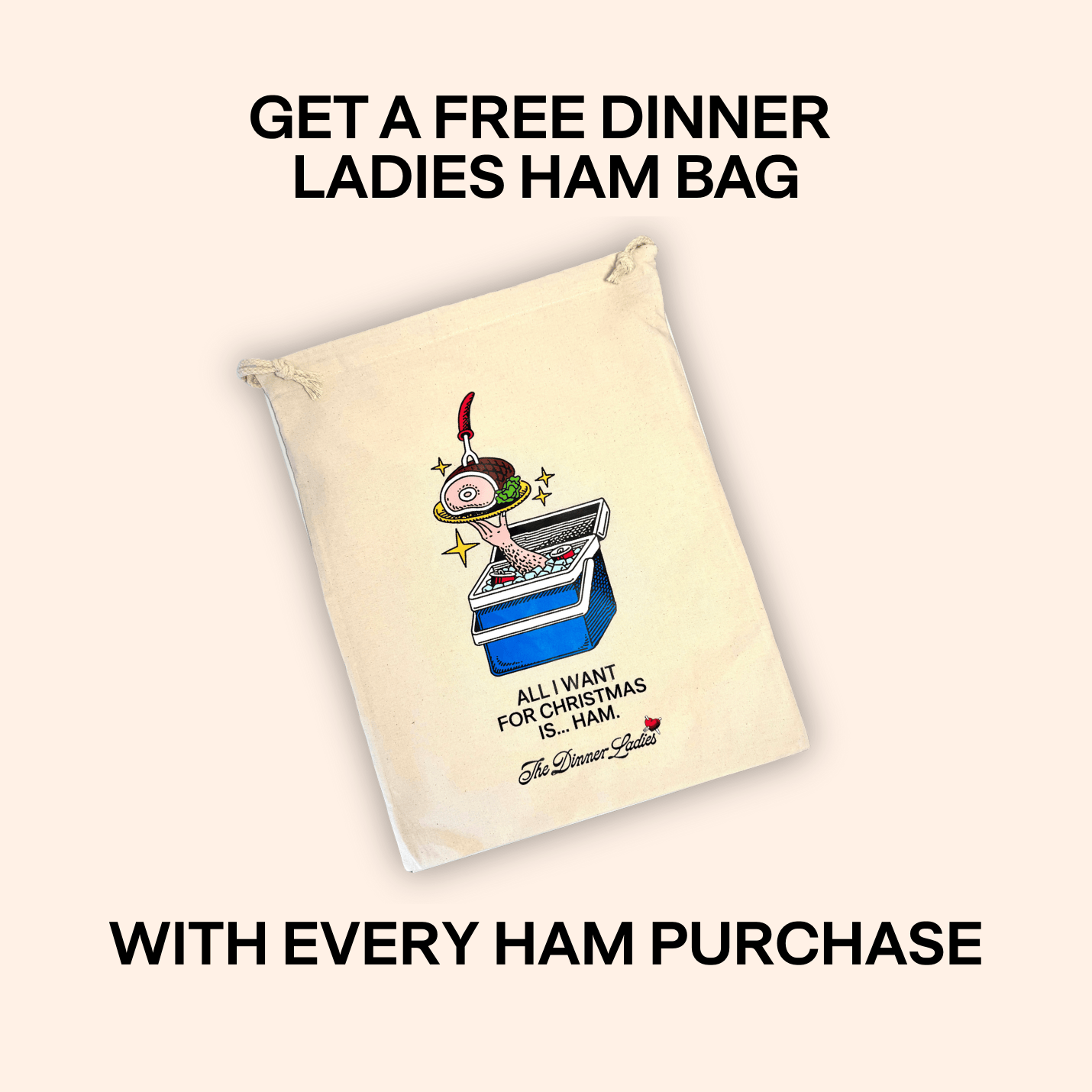 Free-range Christmas ham with spiced maple glaze-rump end