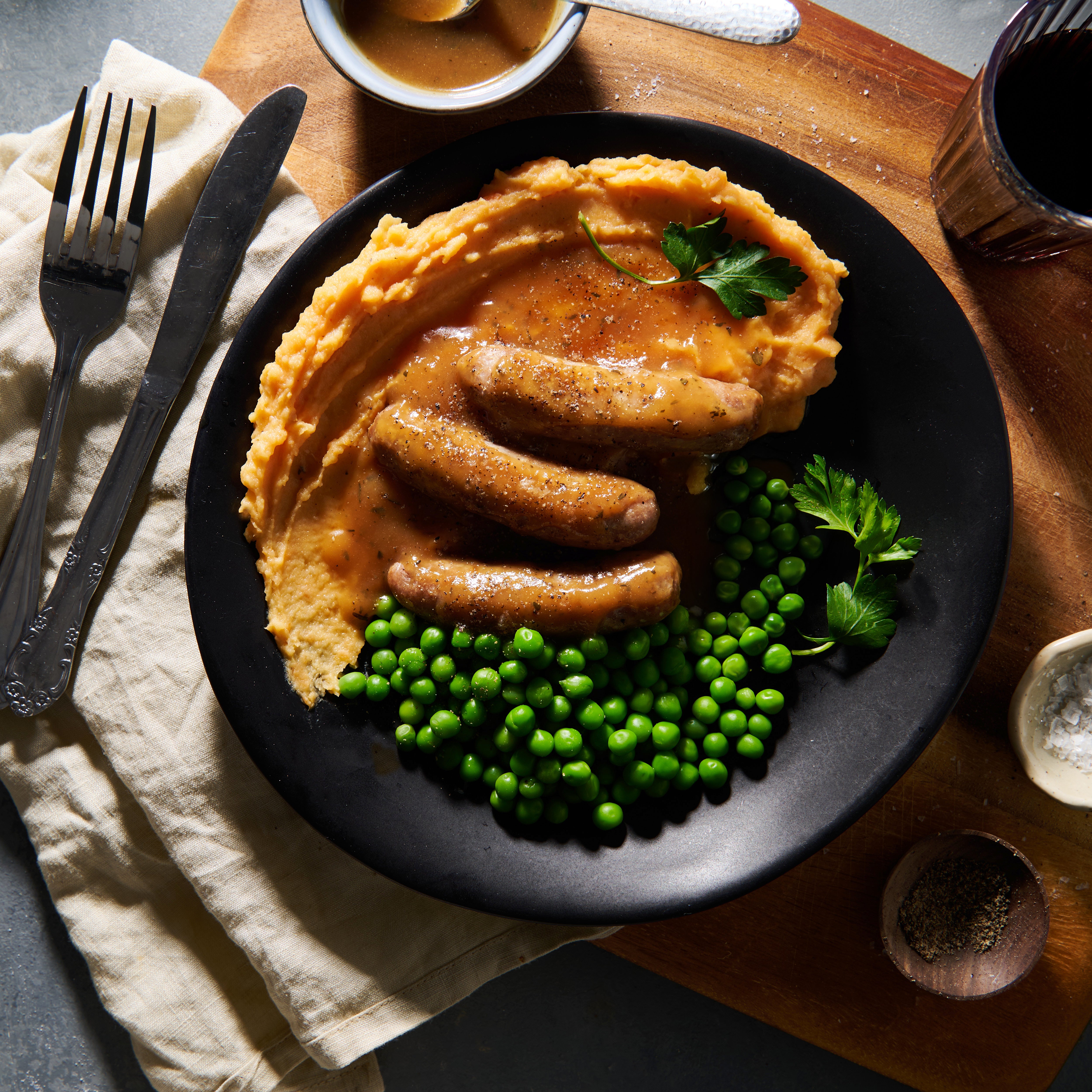 Bangers and mash