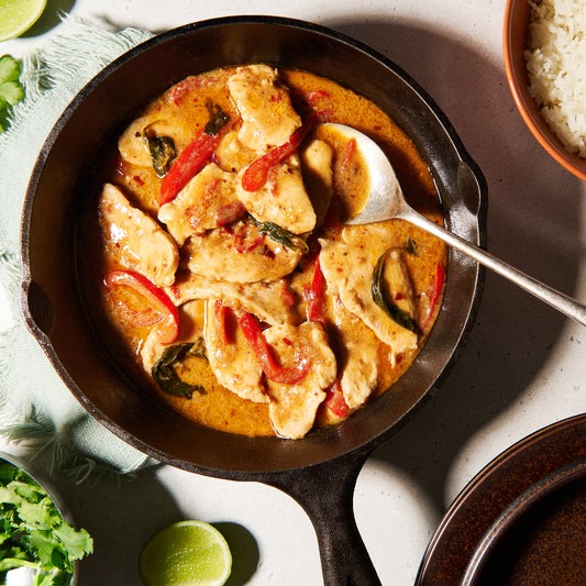 Chilli Jam Chicken in pan 