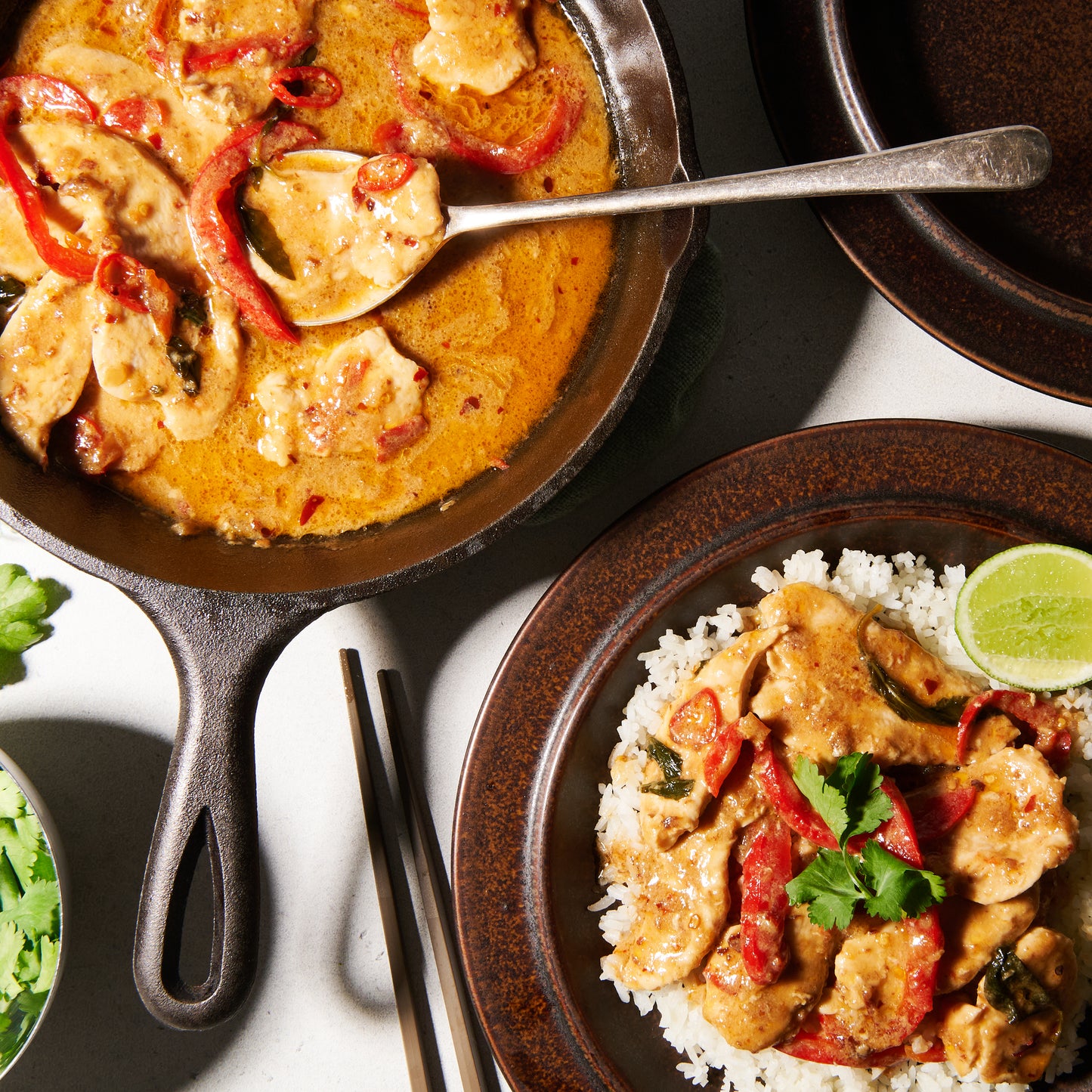 Chilli Jam Chicken Served on plate