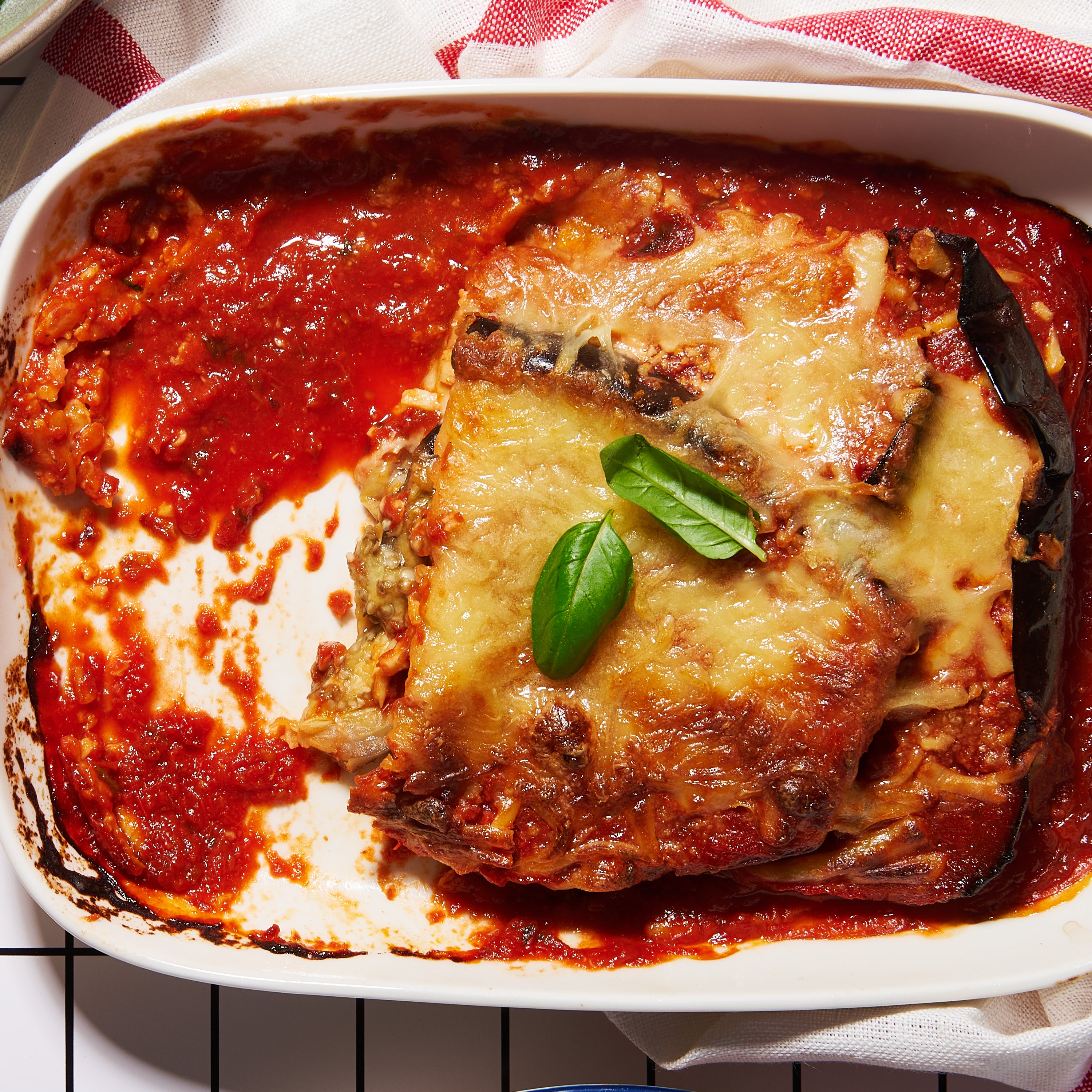 Alla Parmigiana Aubergine Parmigiana With Crispy Breadcrumbs