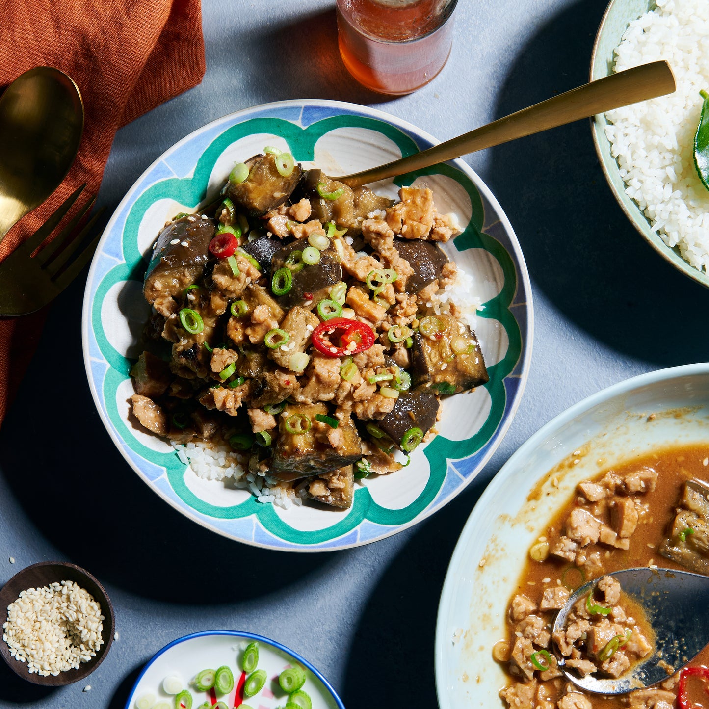 Mapo eggplant with pork