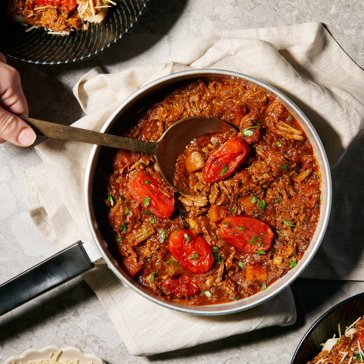 Slow-cooked lamb ragu | The Dinner Ladies