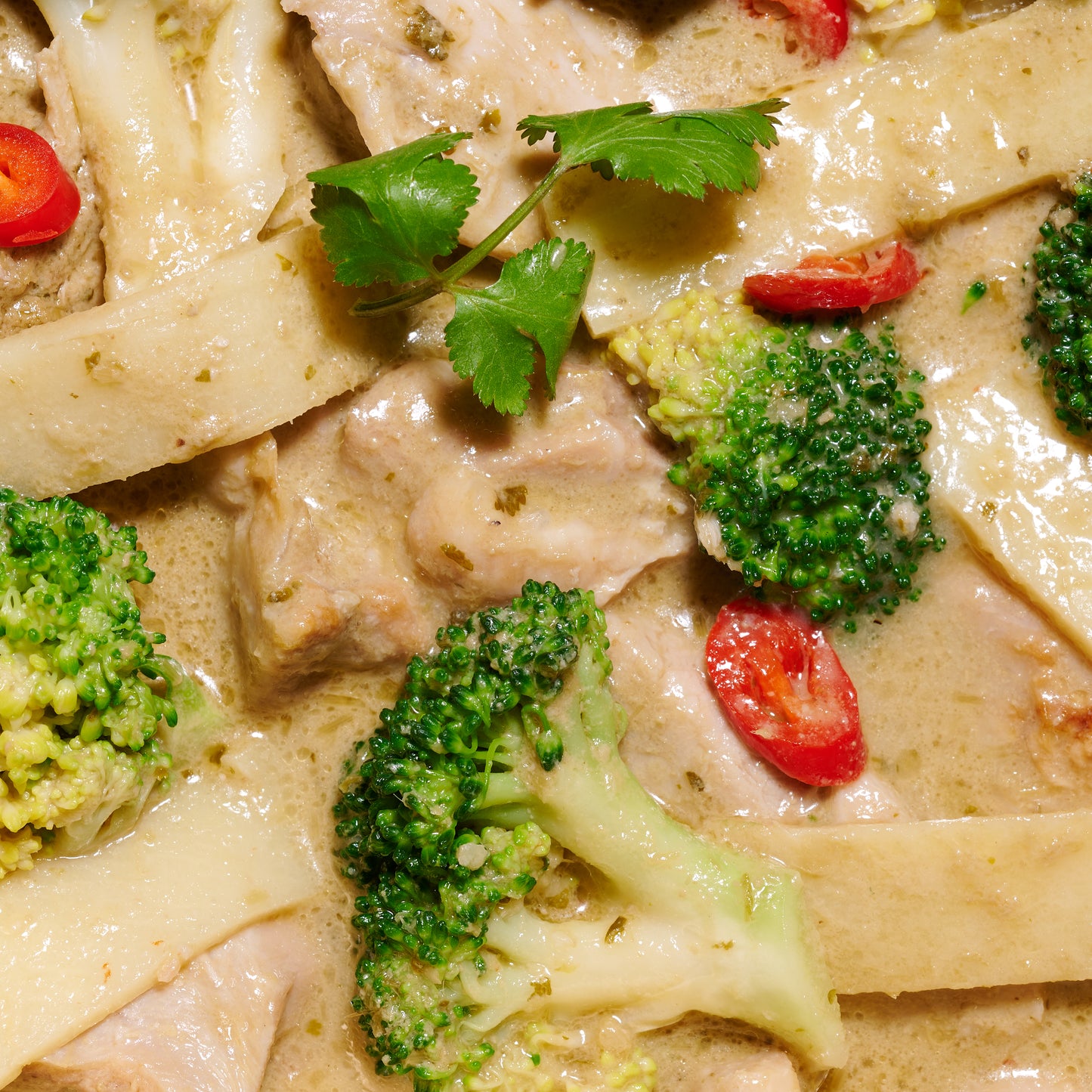 Thai green chicken curry