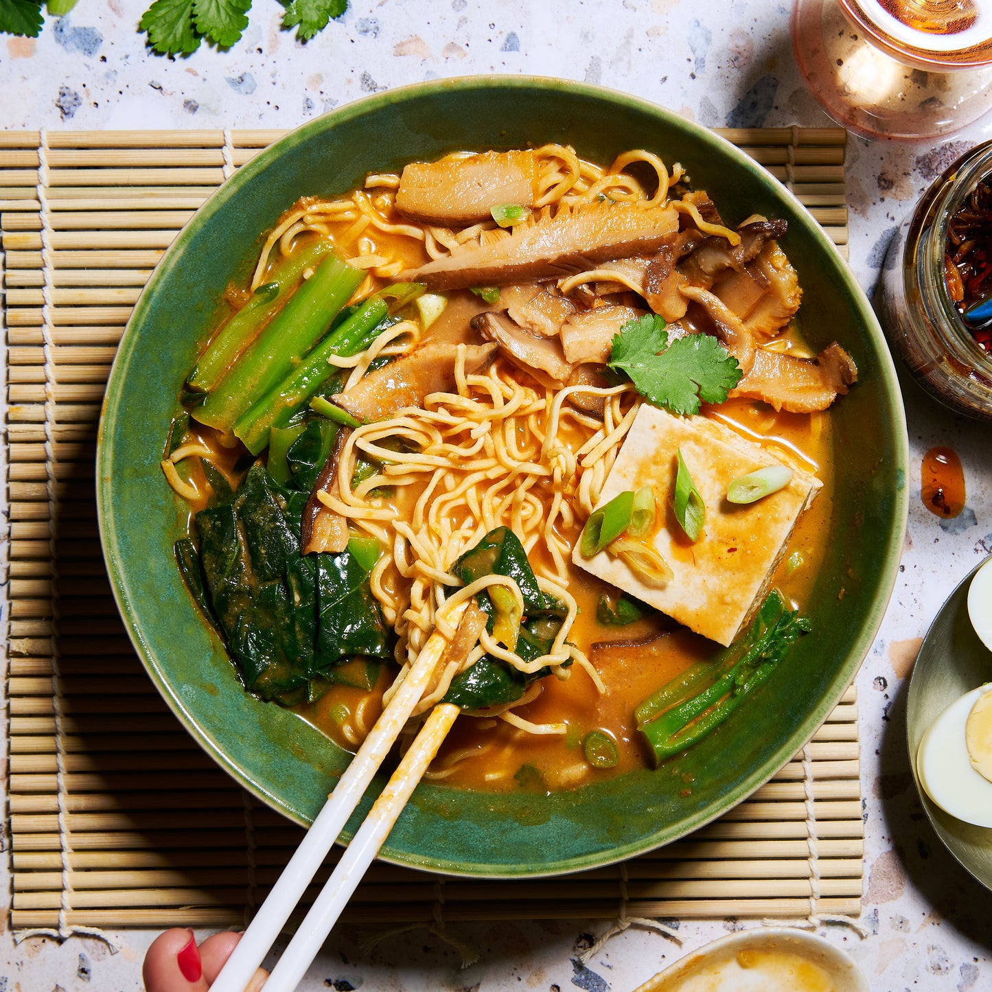 Shiitake Mushroom and Tofu Miso Ramen